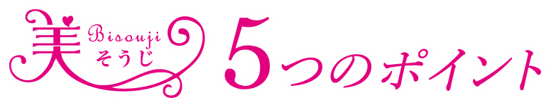 美そうじ 5つのポイント